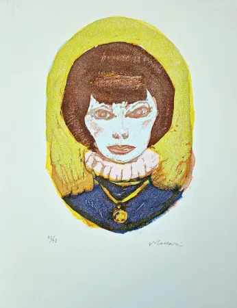 Linogravure Maccari - Vivo di volata VII