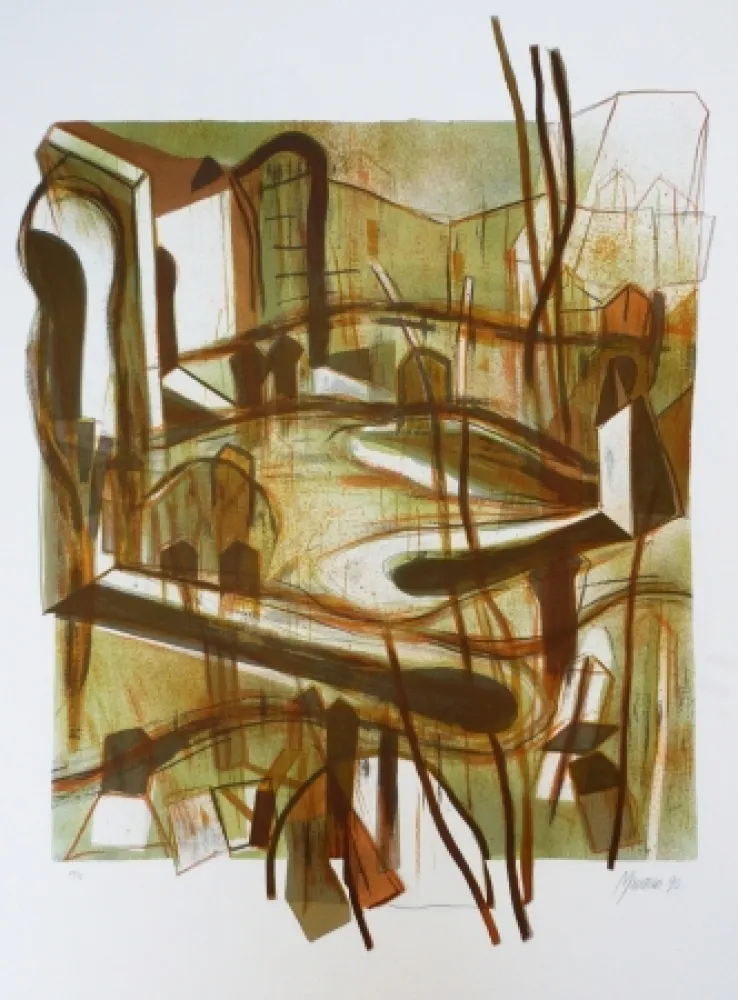 Lithographie Macotela - Personas y sus sombras