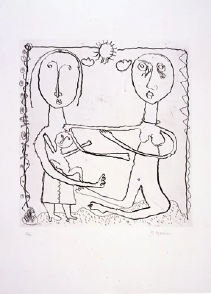 Eau-Forte Macréau - Sans titre