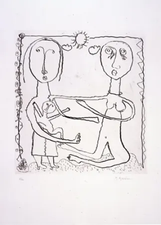 Eau-Forte Macréau - Sans titre