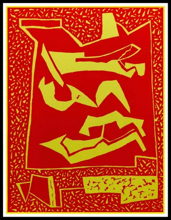 Gravure Sur Bois Magnelli - COMPOSITION