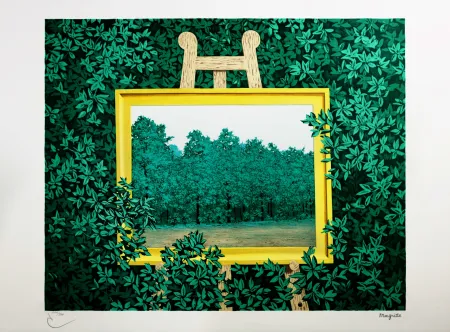 Lithographie Magritte - La Cascade (The Waterfall)