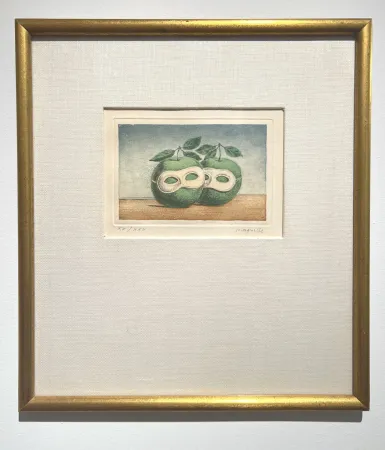 Eau-Forte Et Aquatinte Magritte - La Prêtre Marie