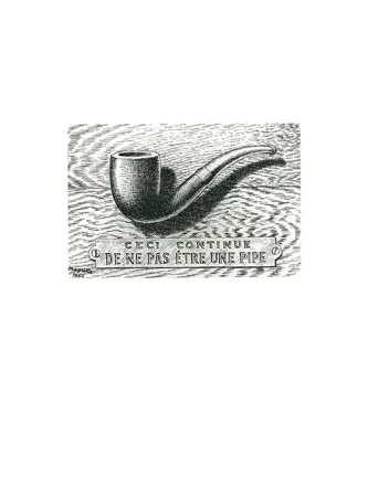 Eau-Forte Magritte - La trahison des images