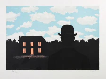 Lithographie Magritte - L'Empire des Lumières