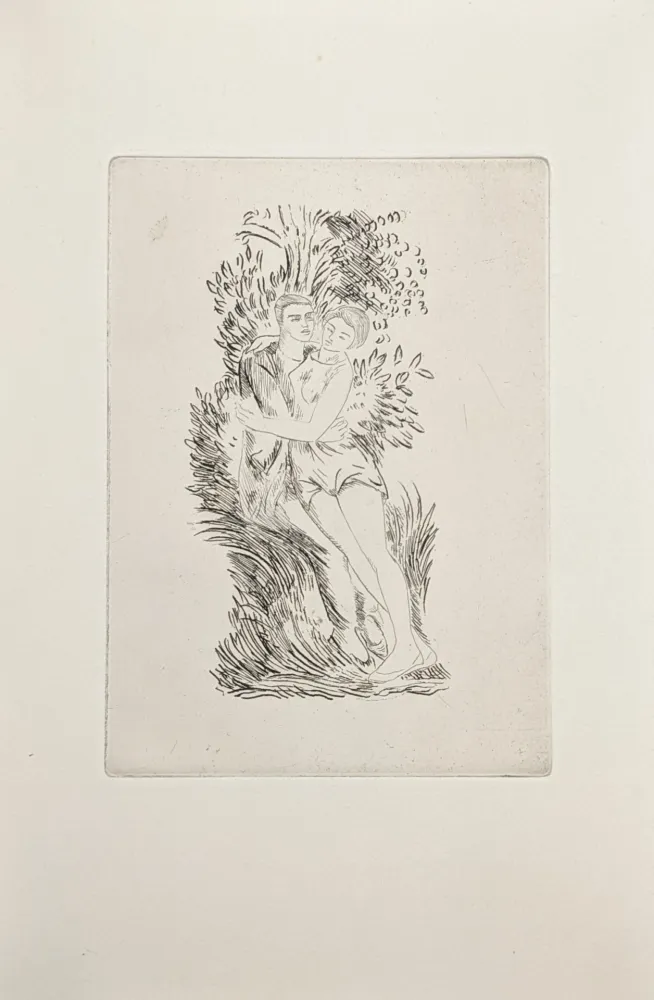 Gravure Maillol - Untitled, from Livret de Folastries