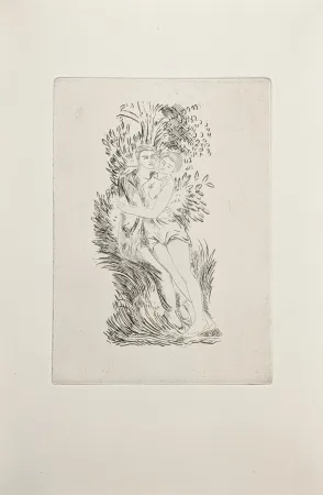 Gravure Maillol - Untitled, from Livret de Folastries