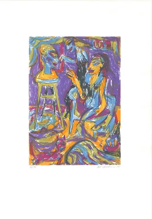 Eau-Forte Et Aquatinte Makarová - Dieser Mann gehört mir / This Man Belongs to Me 