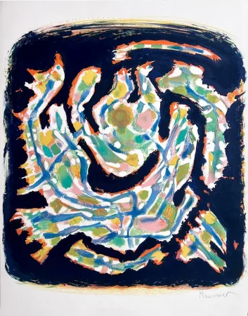 Lithographie Manessier - Laudes II 