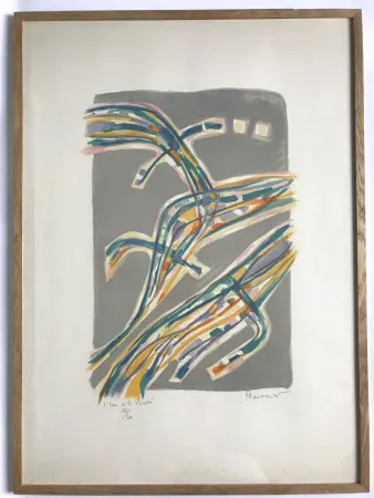 Lithographie Manessier - L'Eau et la pureté