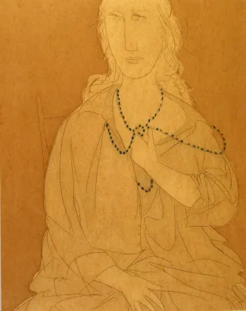 Eau-Forte Et Aquatinte Manzu - Busto di Inge VII