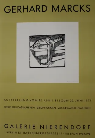 Gravure Sur Bois Marcks - Die kleinen Katzen / The Little Cats