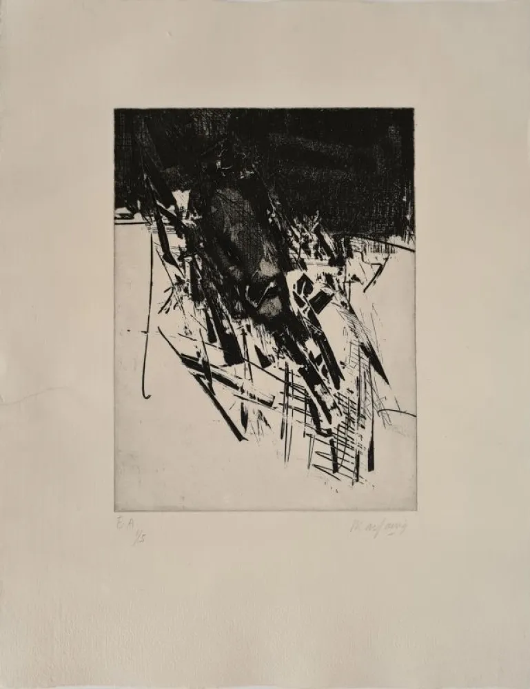 Eau-Forte Marfaing - Sans titre