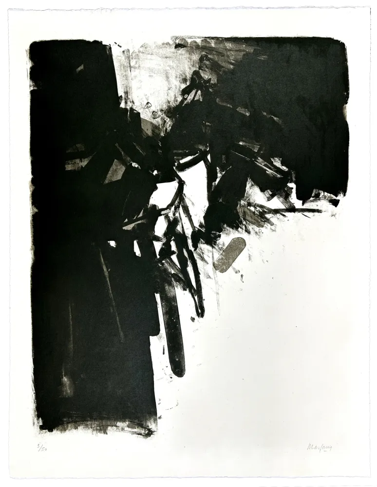 Lithographie Marfaing - Sans titre