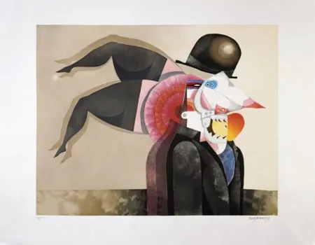 Aquatinte Marin - Le grand dévorateur