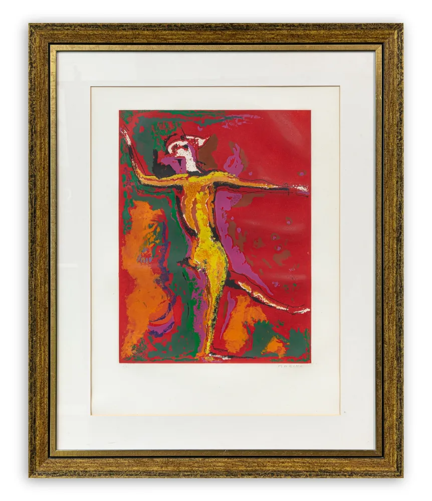 Eau-Forte Et Aquatinte Marini - Ballerino