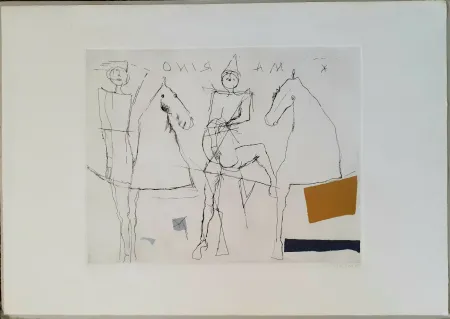 Aquatinte Marini - Giocoliere sopra