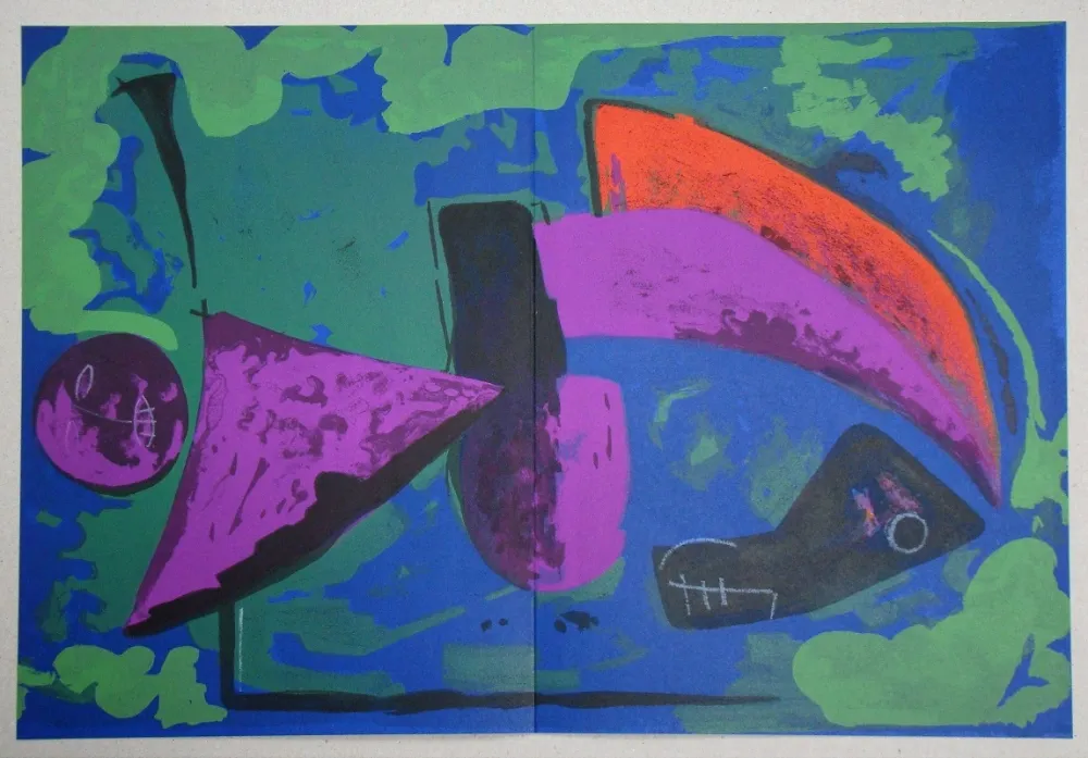 Lithographie Marini - Guerrier