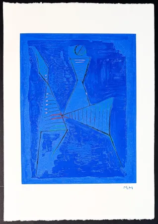 Gravure Marini - Marino Marini (1901–1980) - MARINO FROM GOETHE - Color drypoint etching and aquatint on Arches paper - 1979