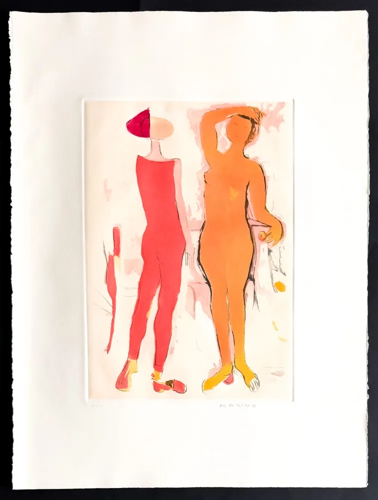 Gravure Marini - Marino Marini (1901–1980) - MARINO FROM SHAKESPEARE I - Color drypoint etching and aquatint on paper - 1977