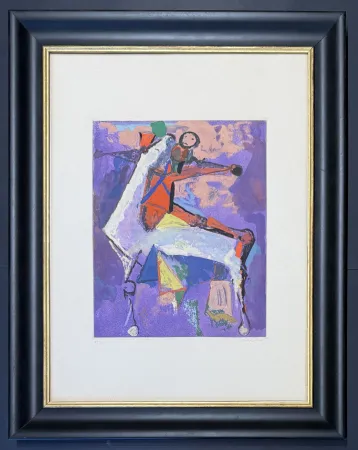 Pointe-Sèche Marini - Marino Marini ( 1901 - 1980) - MARINO FROM SHAKESPEARE I - Etching, drypoint and aquatint in 28 colours - 1977