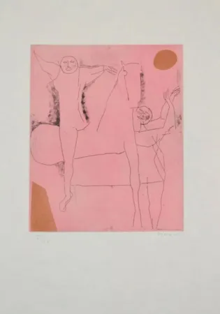 Eau-Forte Et Aquatinte Marini - Portfolio A-138 Giocolieir