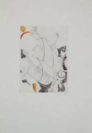 Eau-Forte Et Aquatinte Marini - Portfolio A-55 Miracolo