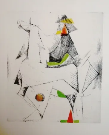 Eau-Forte Et Aquatinte Marini - Tout près de Marino 