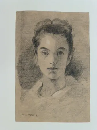 Aucune Technique Martin - Portrait de jeune fille 