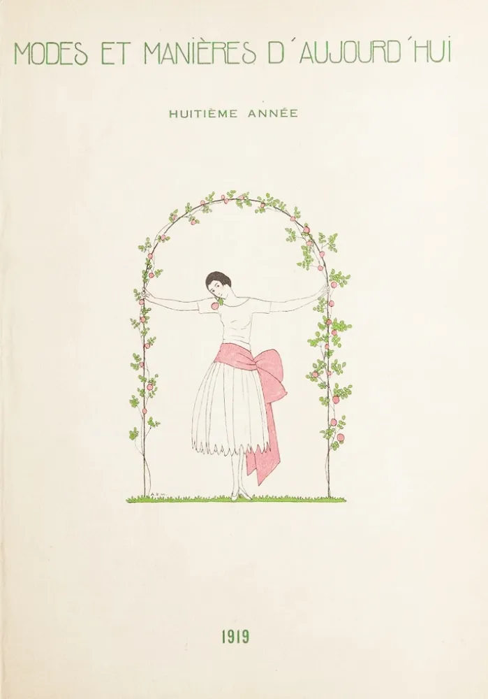 Livre Illustré Marty - MODES ET MANIÈRES D'AUJOURD' HUI. Huitième Année. 1919
