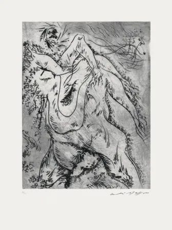 Eau-Forte Masson - Arbres enlacés