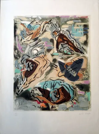 Lithographie Masson - Composition 1