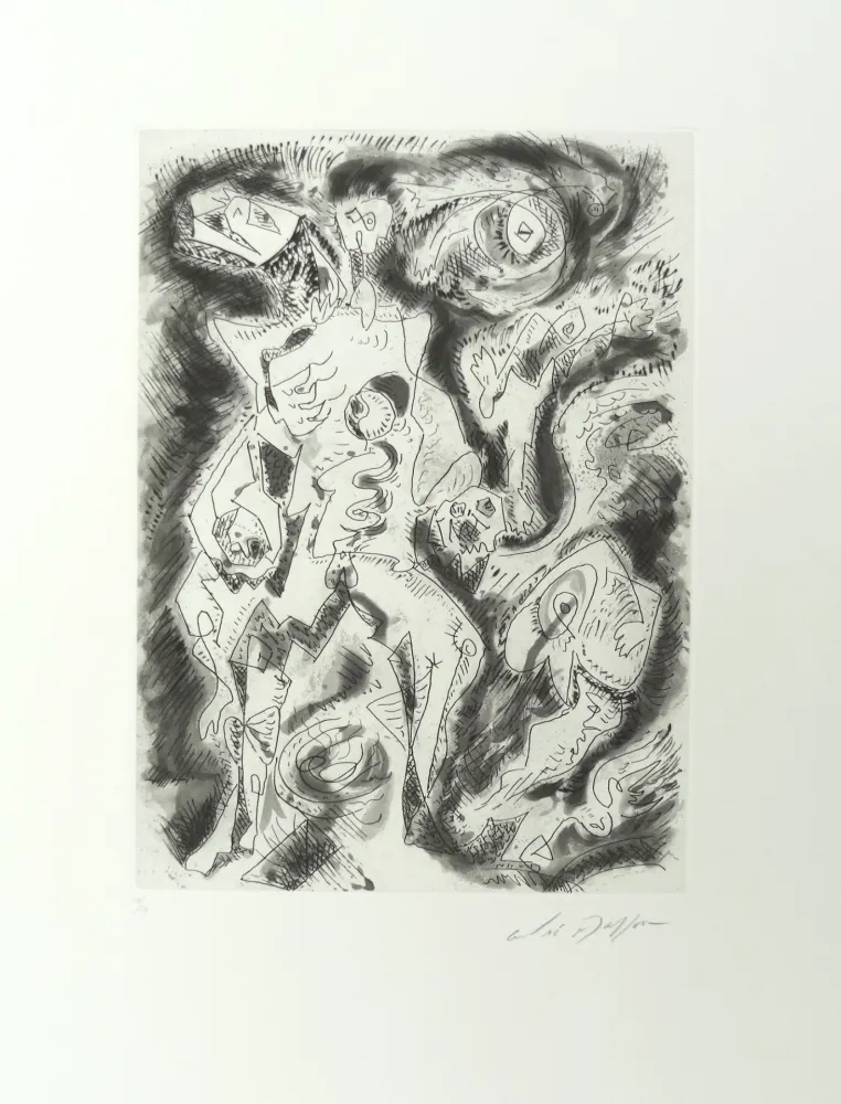 Eau-Forte Masson - Démon