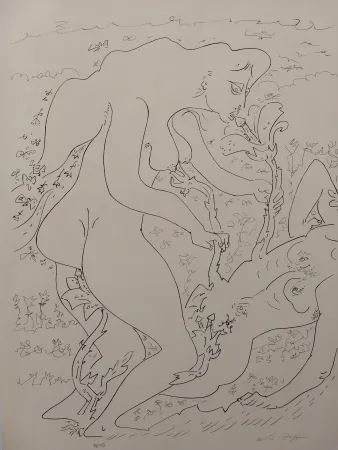 Lithographie Masson - Erotic land