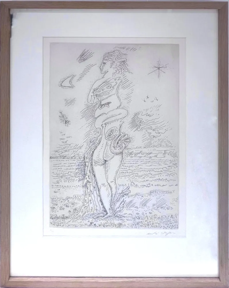 Eau-Forte Masson - La jeunesse d'Isis 