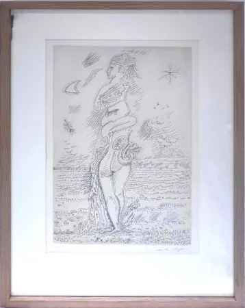 Eau-Forte Masson - La jeunesse d'Isis 