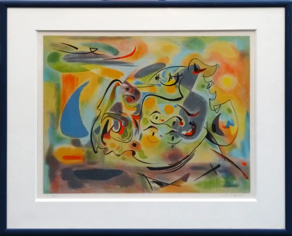 Lithographie Masson - L'aurore