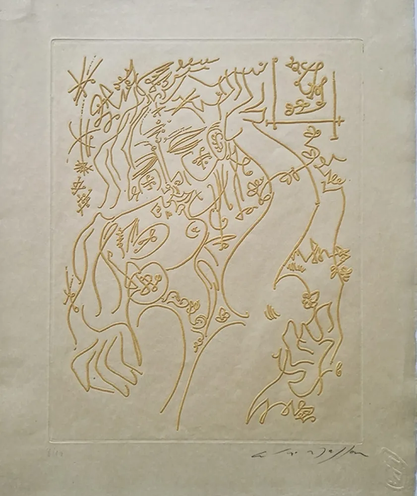 Eau-Forte Masson - Les Erophages