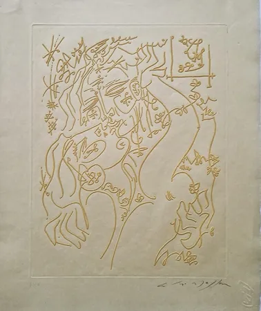 Eau-Forte Masson - Les Erophages