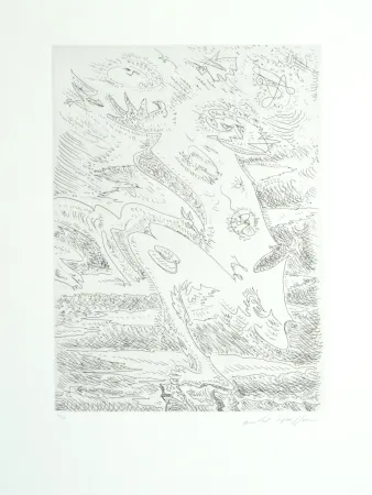 Eau-Forte Masson - Métamorphose sur la cime