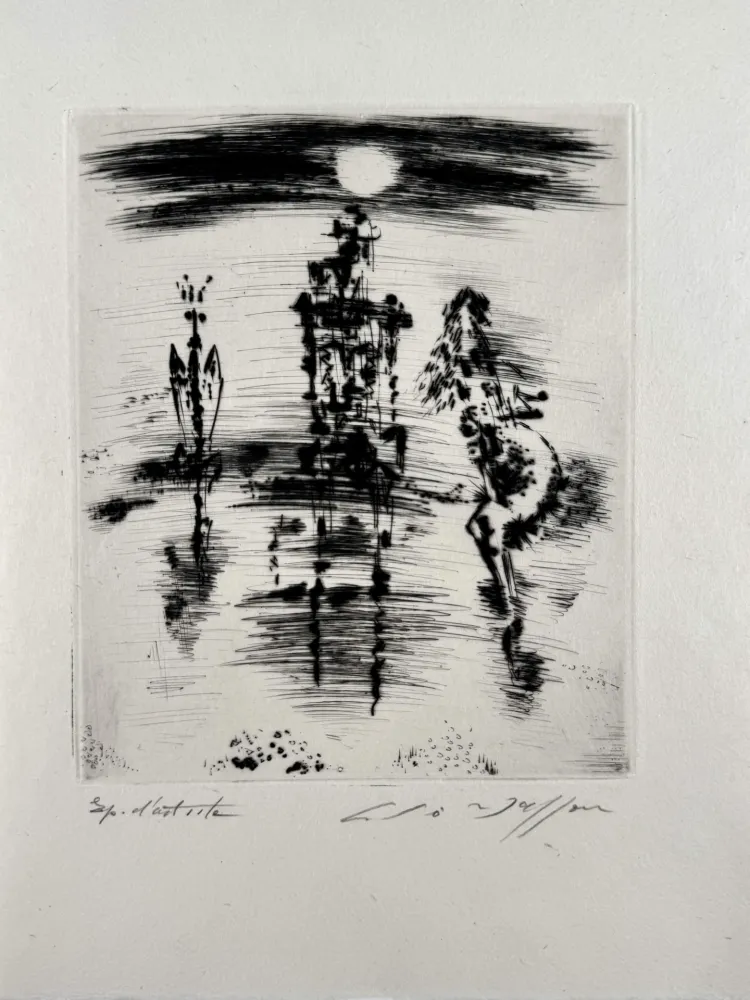 Eau-Forte Et Aquatinte Masson - Pour Saint-Pol Roux 