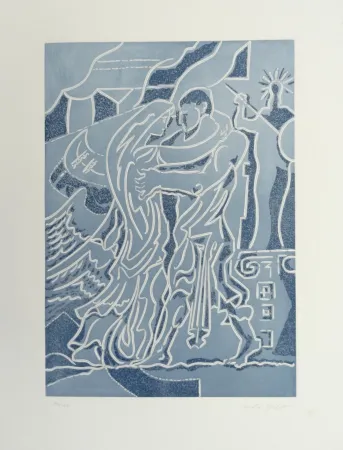 Eau-Forte Masson - Retrouvailles des époux