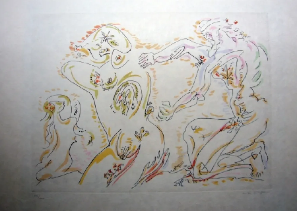 Eau-Forte Et Aquatinte Masson - Sans titre