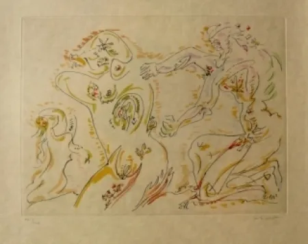 Eau-Forte Et Aquatinte Masson - Sans titre