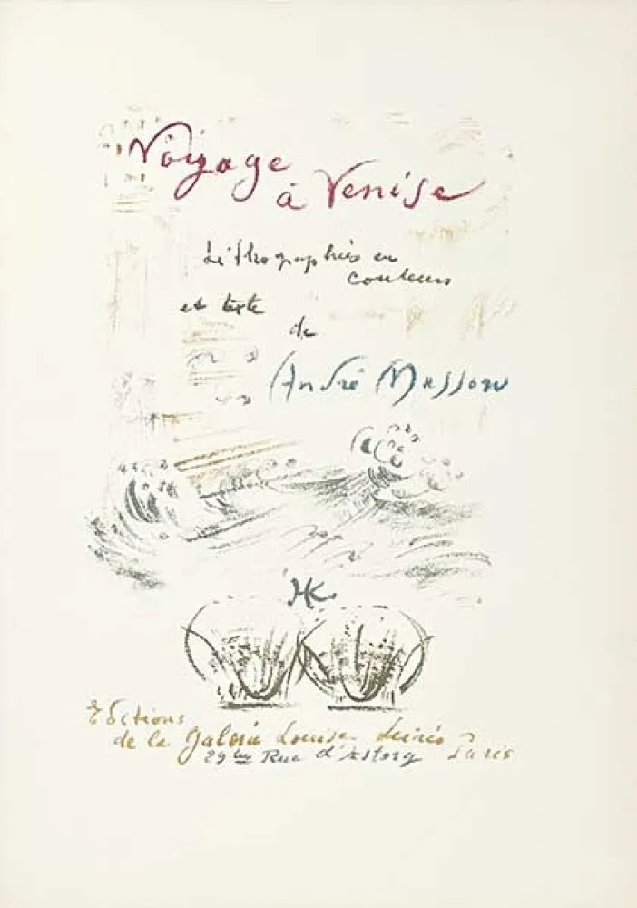 Livre Illustré Masson - Voyage à Venise