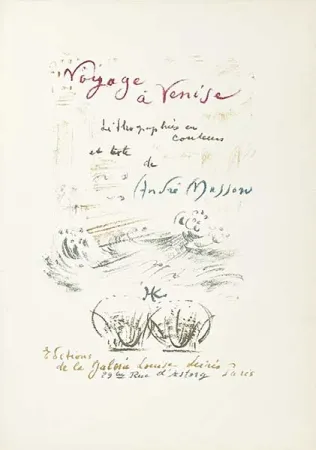 Livre Illustré Masson - Voyage à Venise