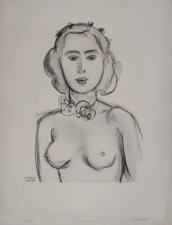 Lithographie Matisse (After) - Buste de femme n° 1, 1959