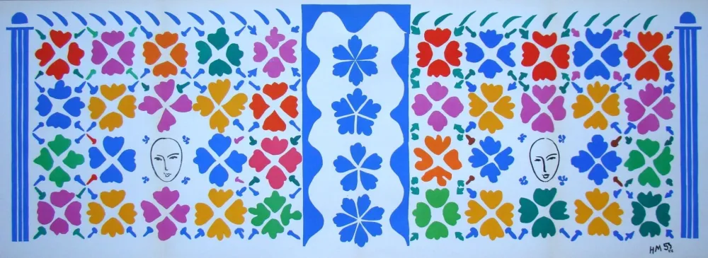 Lithographie Matisse (After) - Décoration - Masques