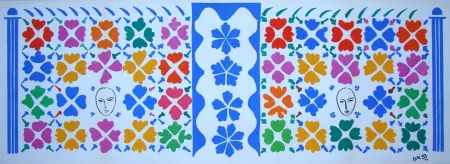 Lithographie Matisse (After) - Décoration - Masques