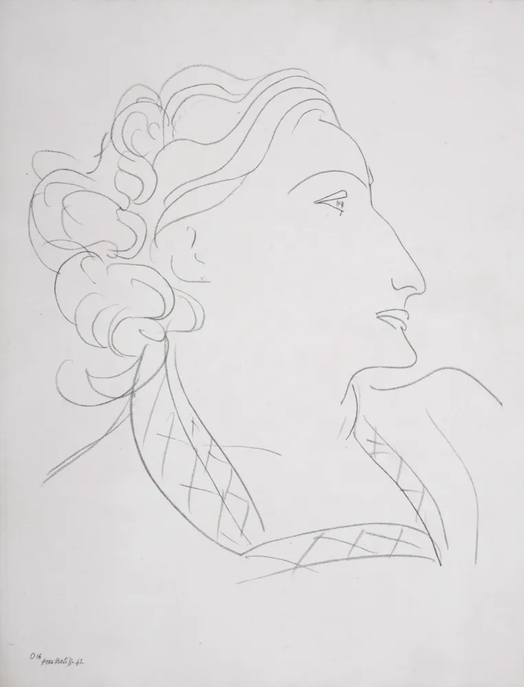 Aucune Technique Matisse (After) - Portrait de femme, 1943